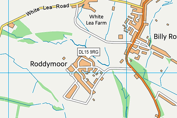 DL15 9RG map - OS VectorMap District (Ordnance Survey) DL15 9RG map - OS VectorMap District (Ordnance Survey)