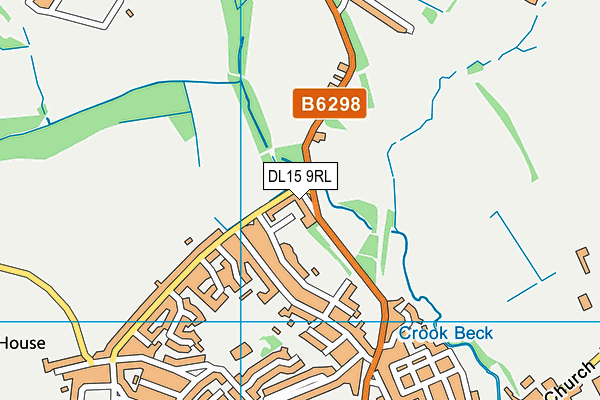 DL15 9RL map - OS VectorMap District (Ordnance Survey) DL15 9RL map - OS VectorMap District (Ordnance Survey)