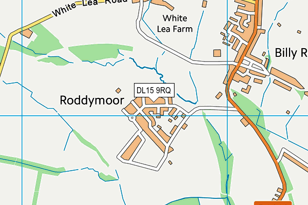 DL15 9RQ map - OS VectorMap District (Ordnance Survey) DL15 9RQ map - OS VectorMap District (Ordnance Survey)