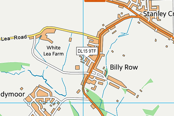 DL15 9TF map - OS VectorMap District (Ordnance Survey) DL15 9TF map - OS VectorMap District (Ordnance Survey)