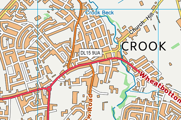 DL15 9UA map - OS VectorMap District (Ordnance Survey) DL15 9UA map - OS VectorMap District (Ordnance Survey)