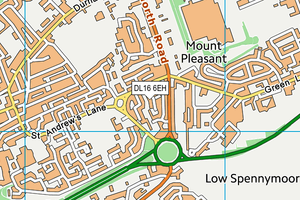 DL16 6EH map - OS VectorMap District (Ordnance Survey) DL16 6EH map - OS VectorMap District (Ordnance Survey)