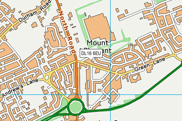 DL16 6EU map - OS VectorMap District (Ordnance Survey) DL16 6EU map - OS VectorMap District (Ordnance Survey)