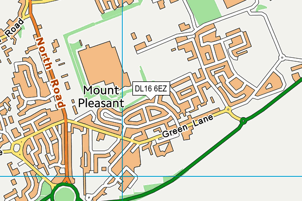 DL16 6EZ map - OS VectorMap District (Ordnance Survey) DL16 6EZ map - OS VectorMap District (Ordnance Survey)