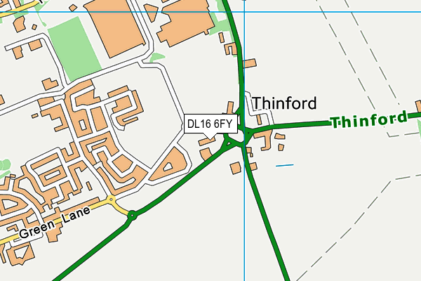 DL16 6FY map - OS VectorMap District (Ordnance Survey) DL16 6FY map - OS VectorMap District (Ordnance Survey)
