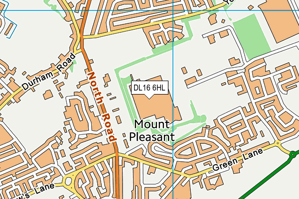 DL16 6HL map - OS VectorMap District (Ordnance Survey) DL16 6HL map - OS VectorMap District (Ordnance Survey)