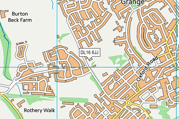 DL16 6JJ map - OS VectorMap District (Ordnance Survey) DL16 6JJ map - OS VectorMap District (Ordnance Survey)