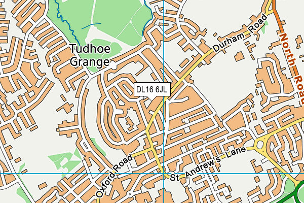 DL16 6JL map - OS VectorMap District (Ordnance Survey) DL16 6JL map - OS VectorMap District (Ordnance Survey)