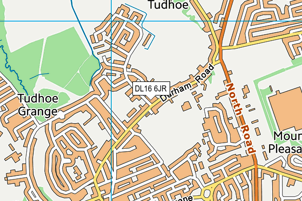 DL16 6JR map - OS VectorMap District (Ordnance Survey) DL16 6JR map - OS VectorMap District (Ordnance Survey)