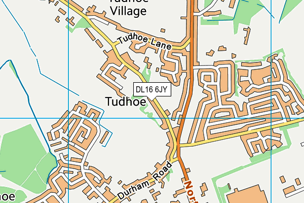 DL16 6JY map - OS VectorMap District (Ordnance Survey) DL16 6JY map - OS VectorMap District (Ordnance Survey)