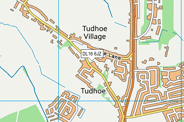 DL16 6JZ map - OS VectorMap District (Ordnance Survey) DL16 6JZ map - OS VectorMap District (Ordnance Survey)