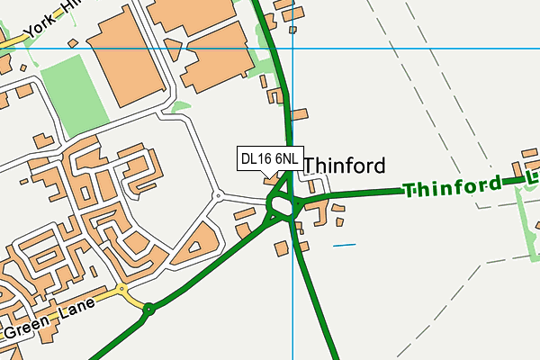 DL16 6NL map - OS VectorMap District (Ordnance Survey) DL16 6NL map - OS VectorMap District (Ordnance Survey)