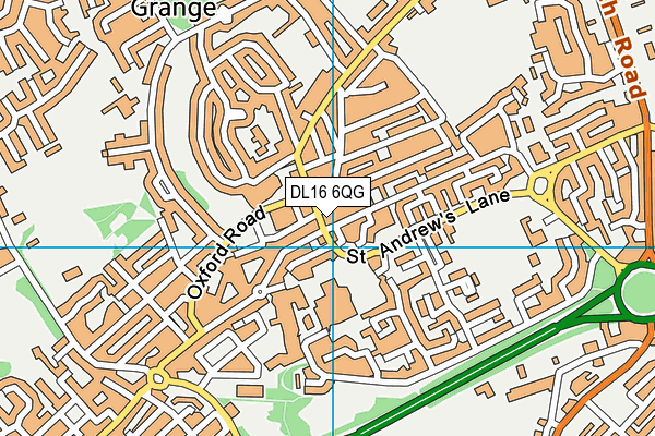 DL16 6QG map - OS VectorMap District (Ordnance Survey) DL16 6QG map - OS VectorMap District (Ordnance Survey)