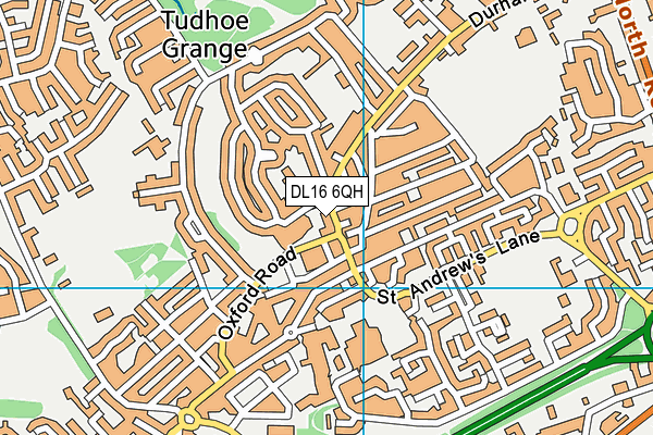 DL16 6QH map - OS VectorMap District (Ordnance Survey) DL16 6QH map - OS VectorMap District (Ordnance Survey)