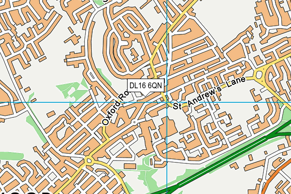 DL16 6QN map - OS VectorMap District (Ordnance Survey) DL16 6QN map - OS VectorMap District (Ordnance Survey)