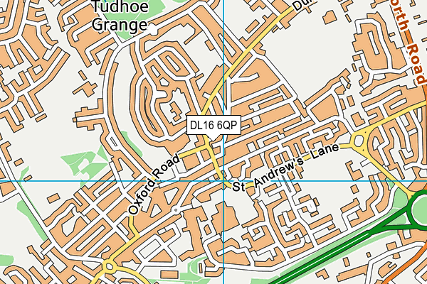 DL16 6QP map - OS VectorMap District (Ordnance Survey) DL16 6QP map - OS VectorMap District (Ordnance Survey)