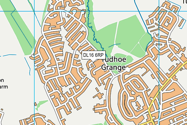 DL16 6RP map - OS VectorMap District (Ordnance Survey) DL16 6RP map - OS VectorMap District (Ordnance Survey)