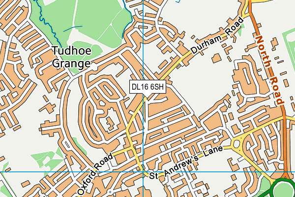 DL16 6SH map - OS VectorMap District (Ordnance Survey) DL16 6SH map - OS VectorMap District (Ordnance Survey)