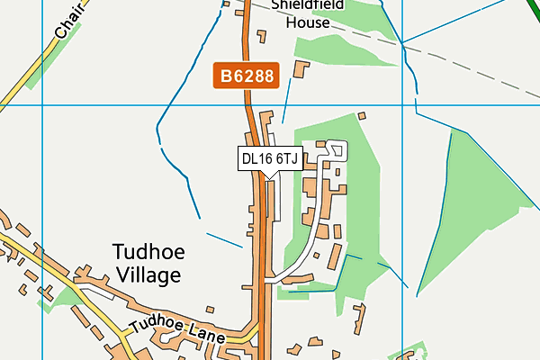 DL16 6TJ map - OS VectorMap District (Ordnance Survey) DL16 6TJ map - OS VectorMap District (Ordnance Survey)