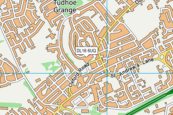 DL16 6UQ map - OS VectorMap District (Ordnance Survey) DL16 6UQ map - OS VectorMap District (Ordnance Survey)