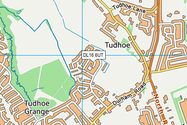 DL16 6UT map - OS VectorMap District (Ordnance Survey) DL16 6UT map - OS VectorMap District (Ordnance Survey)