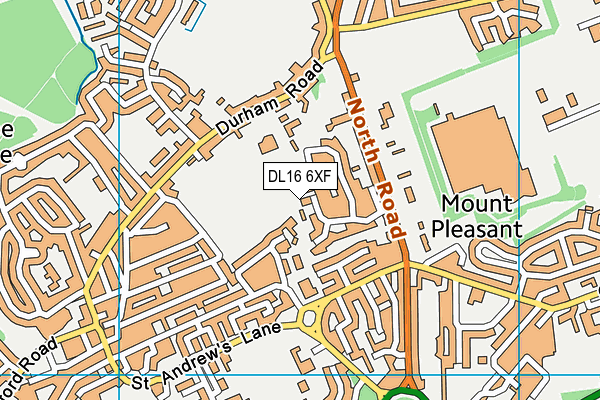 DL16 6XF map - OS VectorMap District (Ordnance Survey) DL16 6XF map - OS VectorMap District (Ordnance Survey)