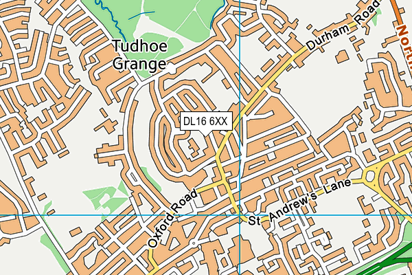 DL16 6XX map - OS VectorMap District (Ordnance Survey) DL16 6XX map - OS VectorMap District (Ordnance Survey)