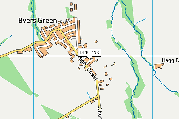 DL16 7NR map - OS VectorMap District (Ordnance Survey) DL16 7NR map - OS VectorMap District (Ordnance Survey)