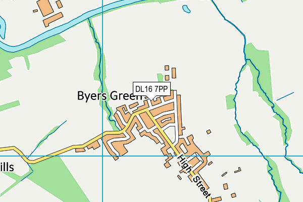 DL16 7PP map - OS VectorMap District (Ordnance Survey) DL16 7PP map - OS VectorMap District (Ordnance Survey)