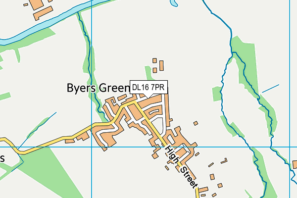 DL16 7PR map - OS VectorMap District (Ordnance Survey) DL16 7PR map - OS VectorMap District (Ordnance Survey)