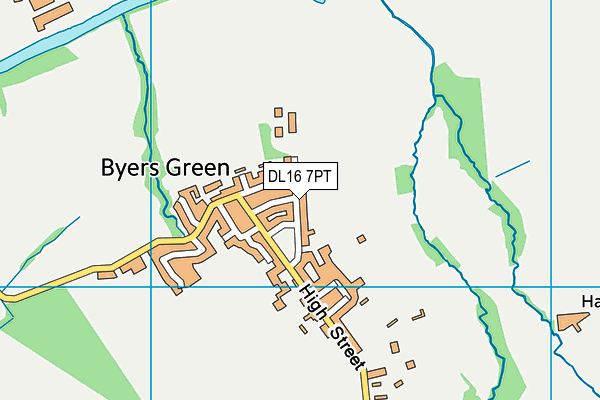 DL16 7PT map - OS VectorMap District (Ordnance Survey) DL16 7PT map - OS VectorMap District (Ordnance Survey)