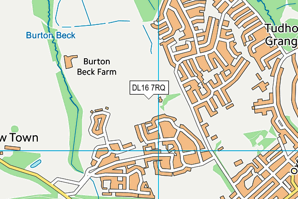 DL16 7RQ map - OS VectorMap District (Ordnance Survey) DL16 7RQ map - OS VectorMap District (Ordnance Survey)