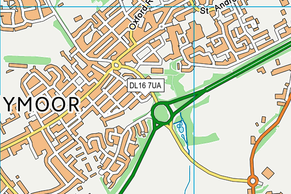 DL16 7UA map - OS VectorMap District (Ordnance Survey) DL16 7UA map - OS VectorMap District (Ordnance Survey)