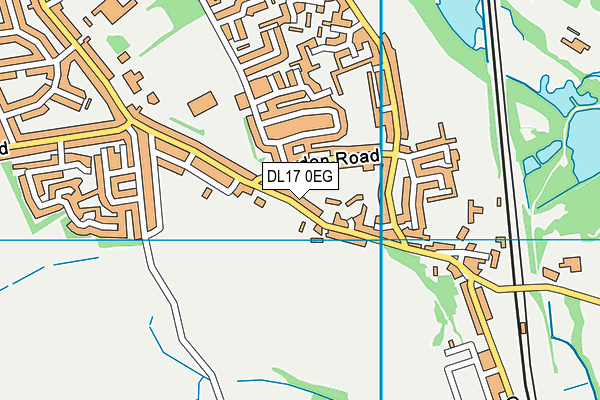 DL17 0EG map - OS VectorMap District (Ordnance Survey) DL17 0EG map - OS VectorMap District (Ordnance Survey)