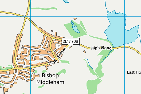 DL17 9DB map - OS VectorMap District (Ordnance Survey) DL17 9DB map - OS VectorMap District (Ordnance Survey)