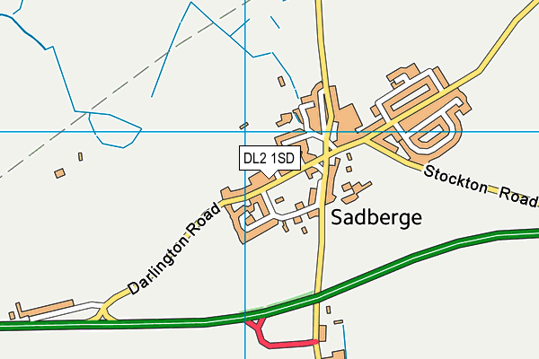 DL2 1SD map - OS VectorMap District (Ordnance Survey) DL2 1SD map - OS VectorMap District (Ordnance Survey)