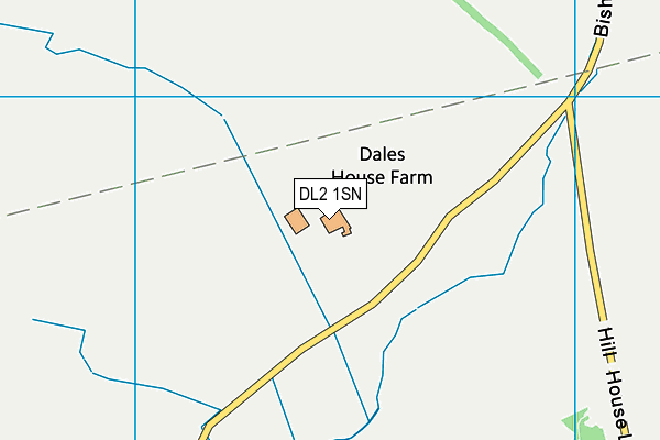 DL2 1SN map - OS VectorMap District (Ordnance Survey) DL2 1SN map - OS VectorMap District (Ordnance Survey)