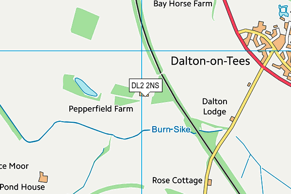 DL2 2NS map - OS VectorMap District (Ordnance Survey) DL2 2NS map - OS VectorMap District (Ordnance Survey)
