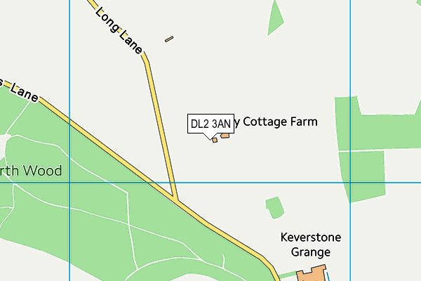 DL2 3AN map - OS VectorMap District (Ordnance Survey) DL2 3AN map - OS VectorMap District (Ordnance Survey)