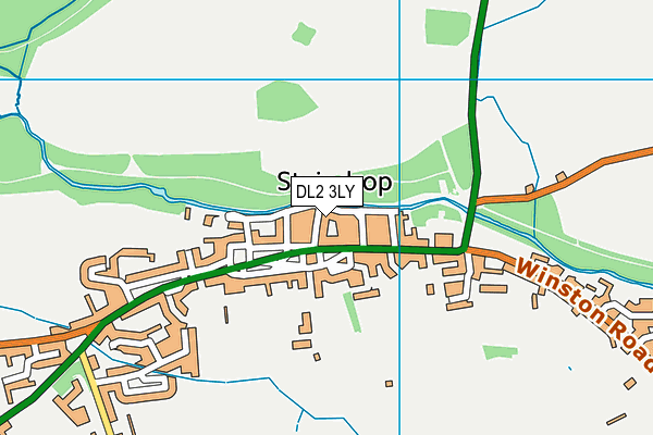 DL2 3LY map - OS VectorMap District (Ordnance Survey) DL2 3LY map - OS VectorMap District (Ordnance Survey)