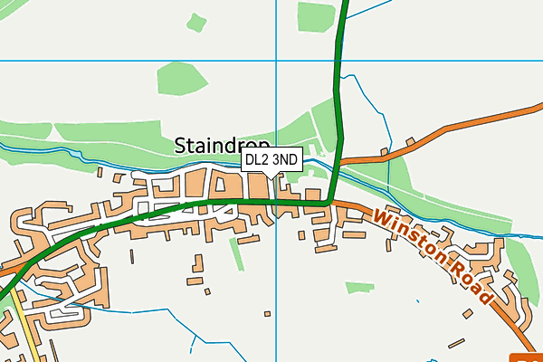 DL2 3ND map - OS VectorMap District (Ordnance Survey) DL2 3ND map - OS VectorMap District (Ordnance Survey)
