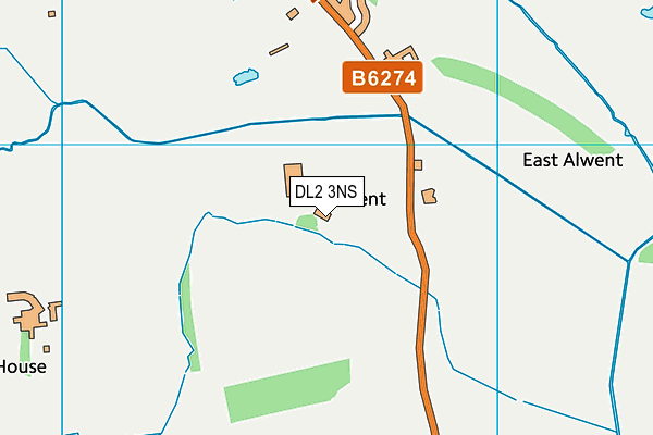 DL2 3NS map - OS VectorMap District (Ordnance Survey) DL2 3NS map - OS VectorMap District (Ordnance Survey)