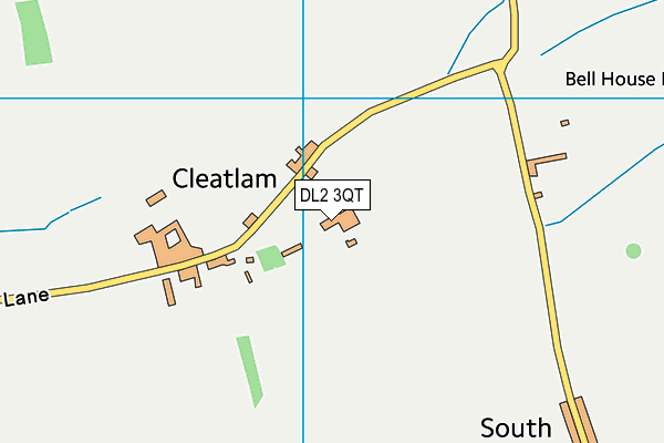 DL2 3QT map - OS VectorMap District (Ordnance Survey) DL2 3QT map - OS VectorMap District (Ordnance Survey)