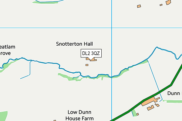 DL2 3QZ map - OS VectorMap District (Ordnance Survey) DL2 3QZ map - OS VectorMap District (Ordnance Survey)