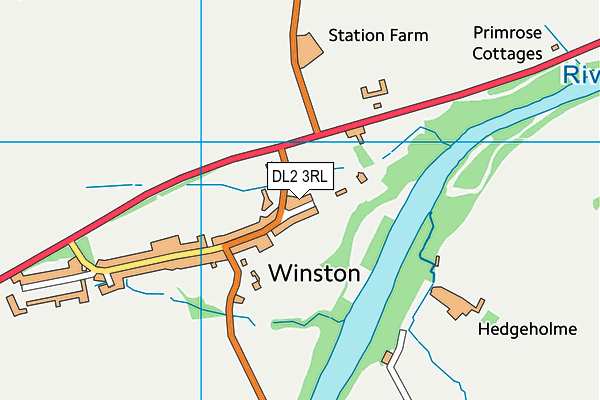 DL2 3RL map - OS VectorMap District (Ordnance Survey) DL2 3RL map - OS VectorMap District (Ordnance Survey)