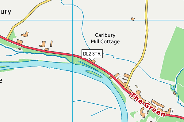 DL2 3TR map - OS VectorMap District (Ordnance Survey) DL2 3TR map - OS VectorMap District (Ordnance Survey)