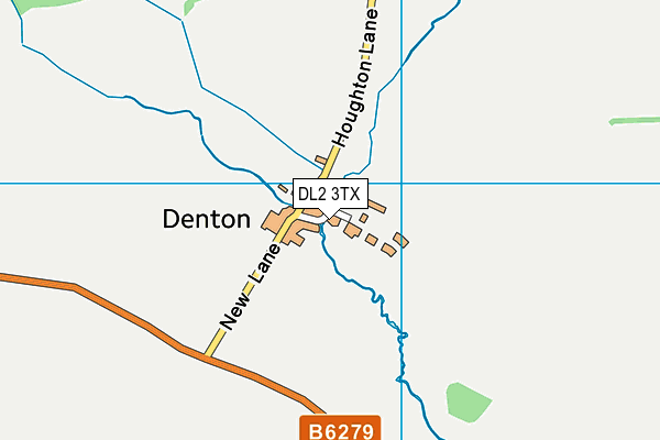 DL2 3TX map - OS VectorMap District (Ordnance Survey) DL2 3TX map - OS VectorMap District (Ordnance Survey)