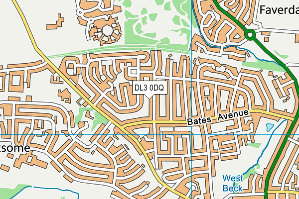 DL3 0DQ map - OS VectorMap District (Ordnance Survey) DL3 0DQ map - OS VectorMap District (Ordnance Survey)