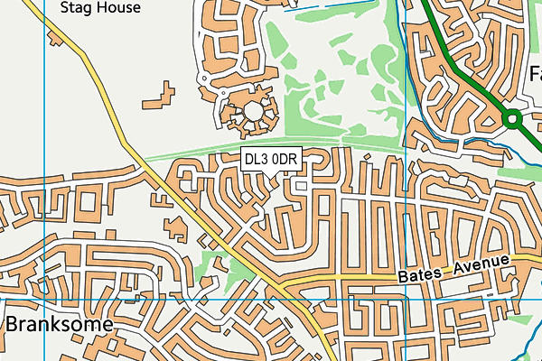 DL3 0DR map - OS VectorMap District (Ordnance Survey) DL3 0DR map - OS VectorMap District (Ordnance Survey)