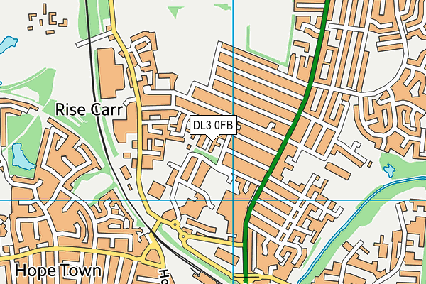 DL3 0FB map - OS VectorMap District (Ordnance Survey) DL3 0FB map - OS VectorMap District (Ordnance Survey)